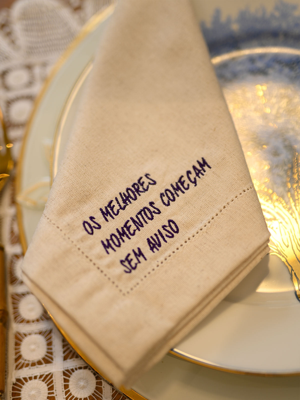 Guardanapo Frases | Os melhores momentos começam sem aviso